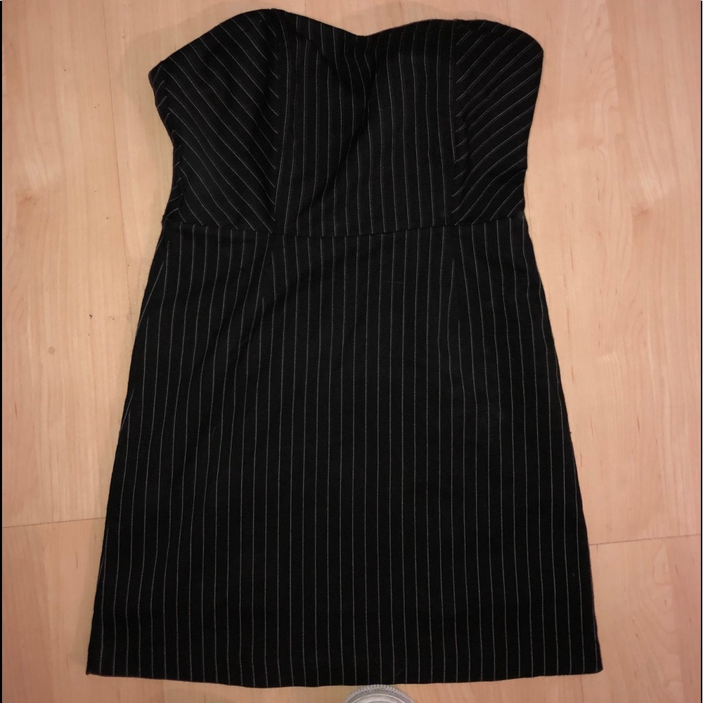 FOREVER 21 MINI DRESS PINSTRIPE